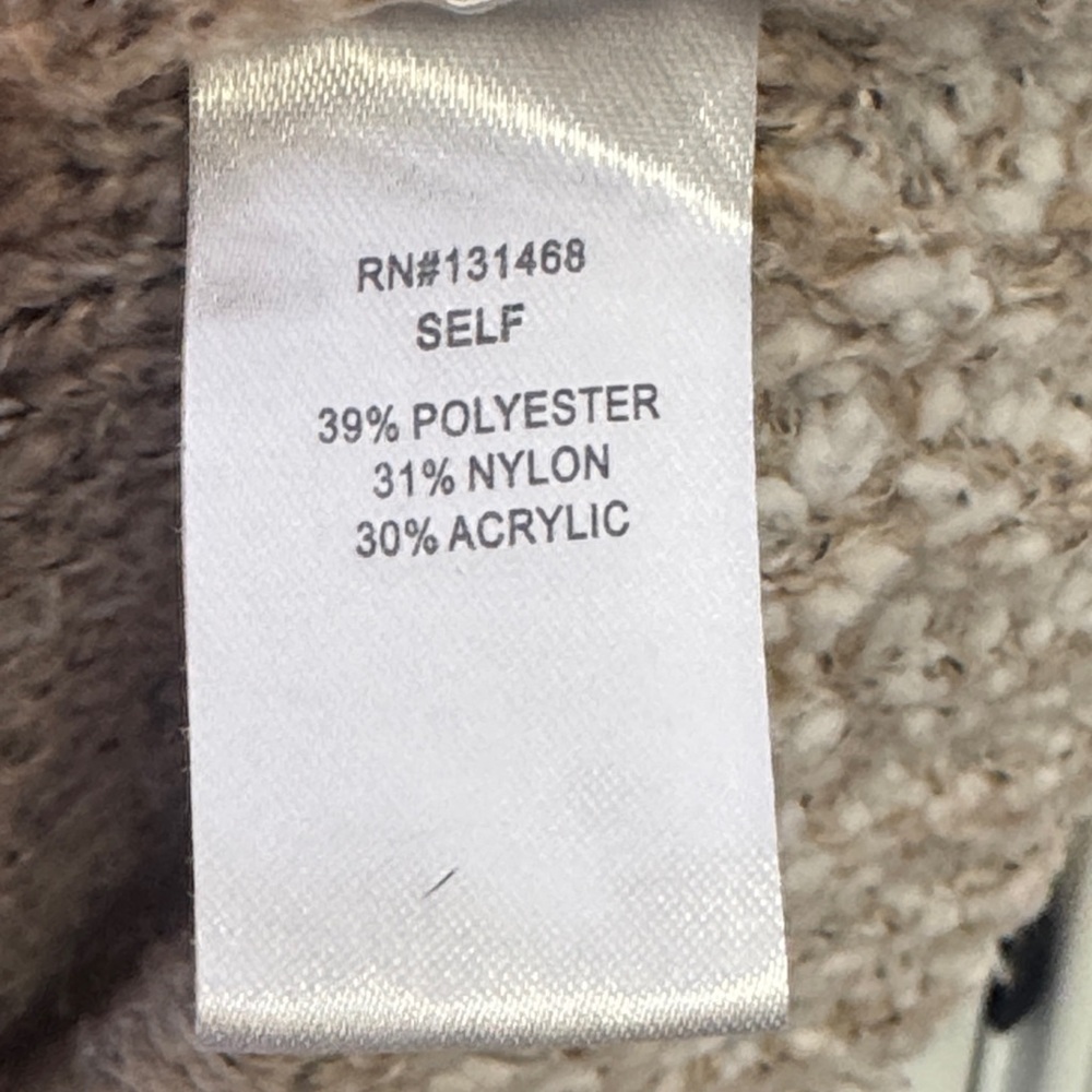 Fate Women's Cream and Tan Knit Sweater - Picture 5 of 8